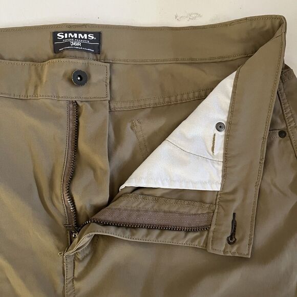 Simms Pants Mens 36x30 Fishing Hiking Utility Outdoor Camping - Picture 1 of 13